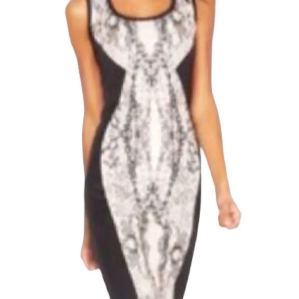 BAR III BODYCON SNAKEPRINT DRESS IN THE SIZE SMALL - Picture 8 of 15